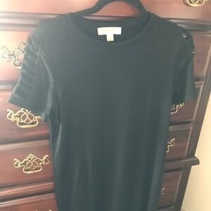 Michael Kors Little Black Dress with Cut Out Shoulders